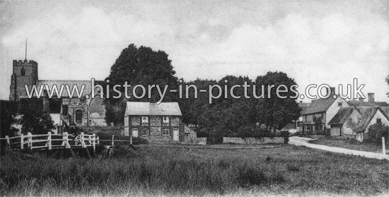 The Village and Green, Gt Sampford, Essex. c.1905